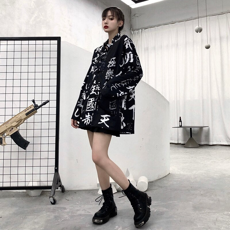 Japanese Oversized Blouse