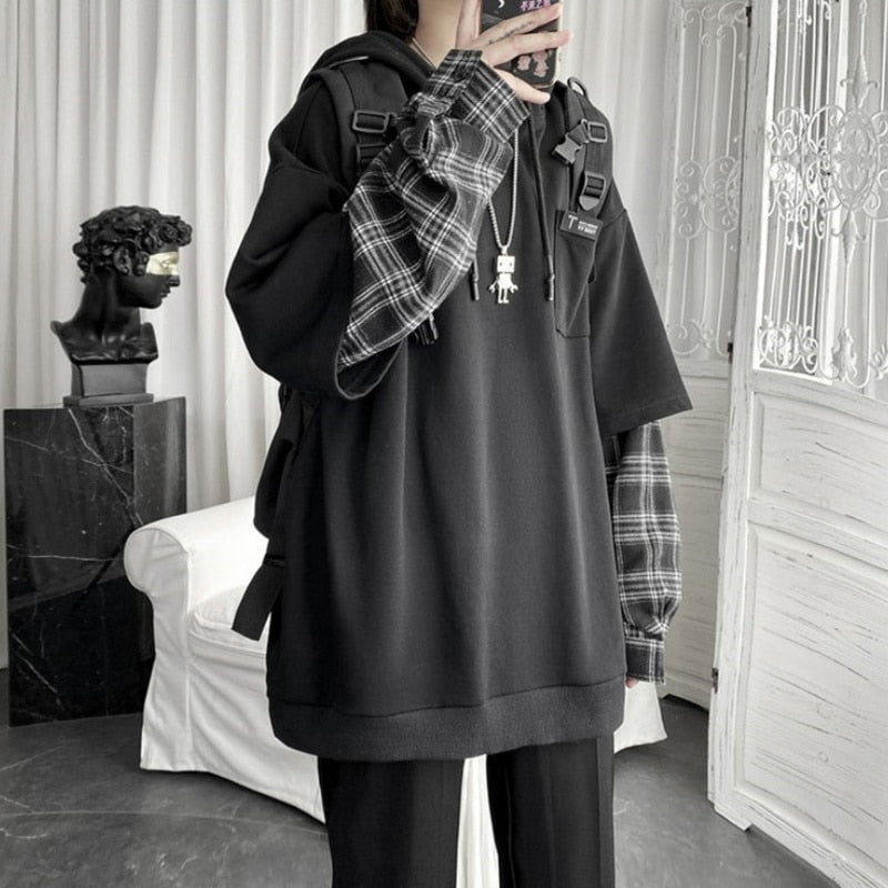 Y2K Streetwear Oversized Hoodie