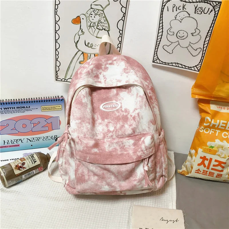 Pastel Dyed School Backpack