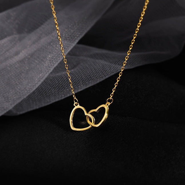 Cute Double Heart Necklace