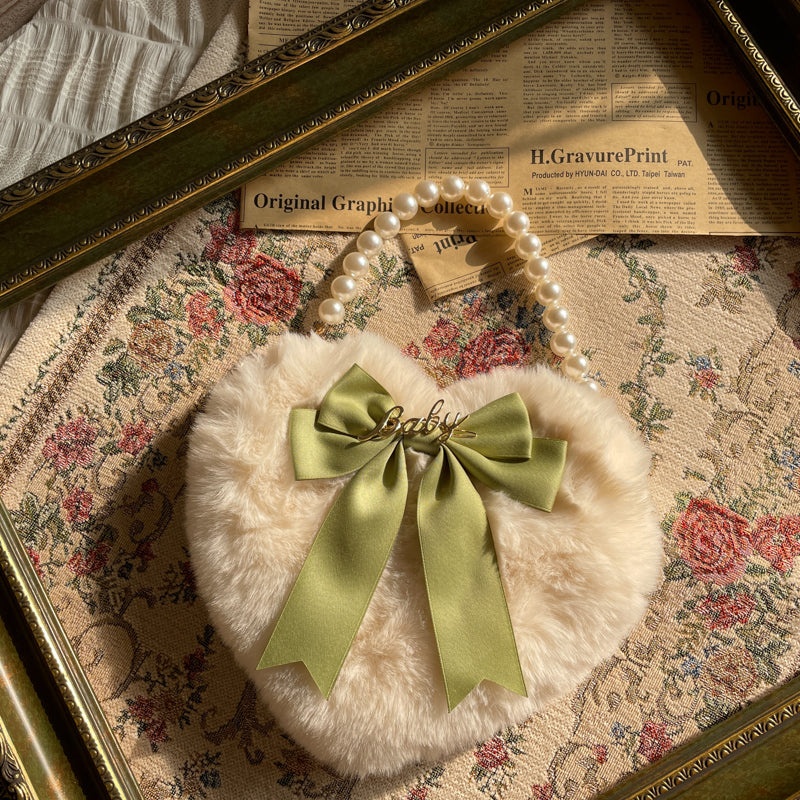 Love Heart Plush Bag