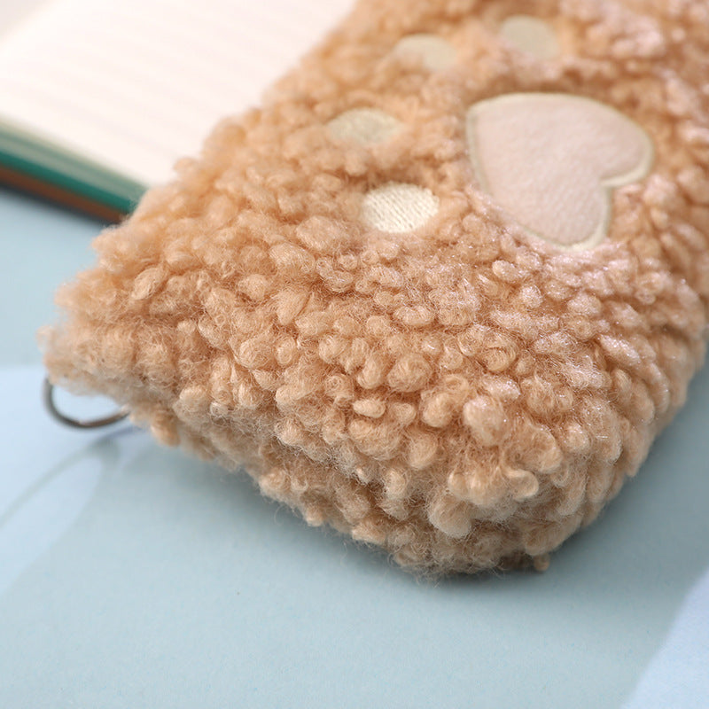 Fluffy Cat Paw Pencil Case