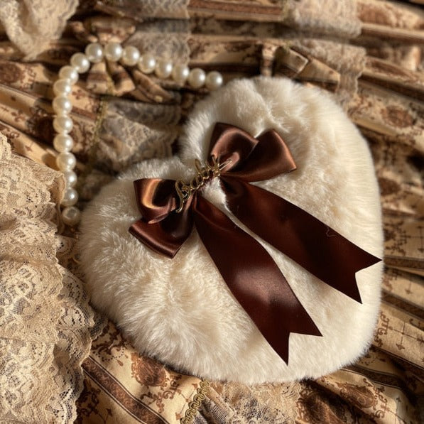 Love Heart Plush Bag