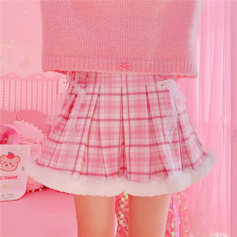 Winter Kawaii Mini Skirt
