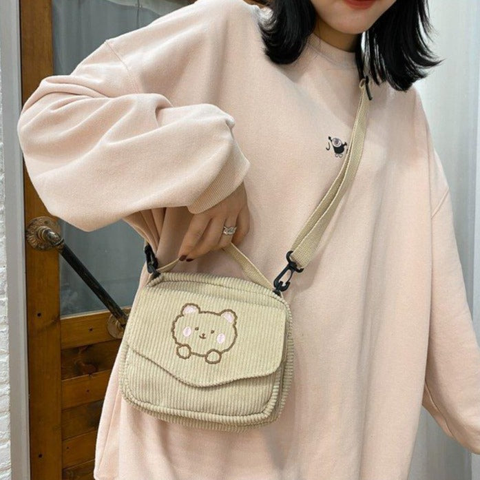 Kawaii Bear Messenger Bag