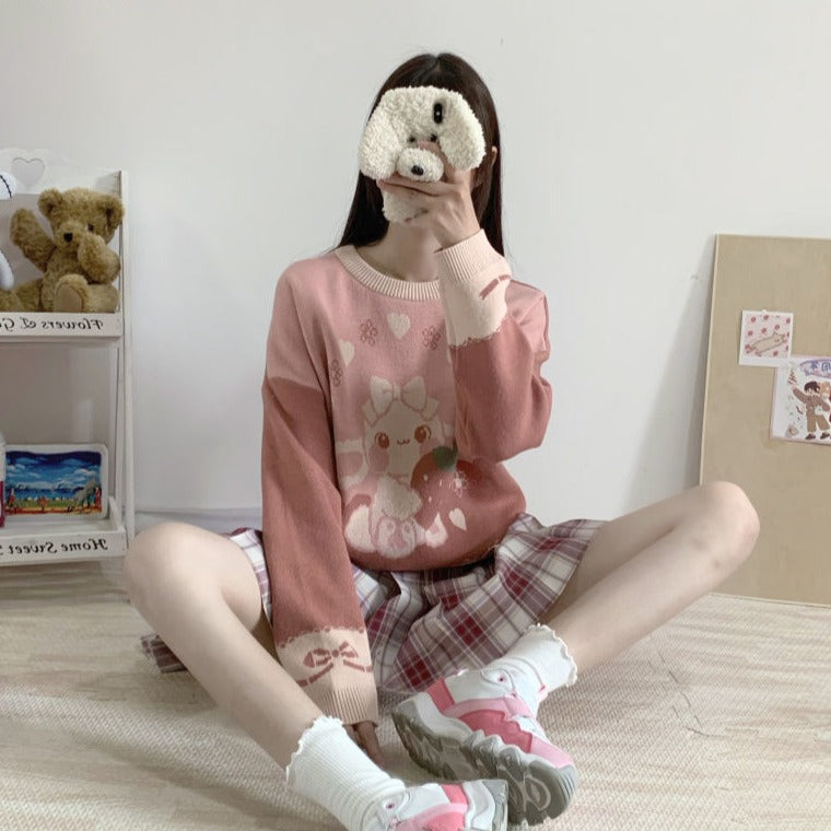 Japanese Kawaii Strawberry Sweater