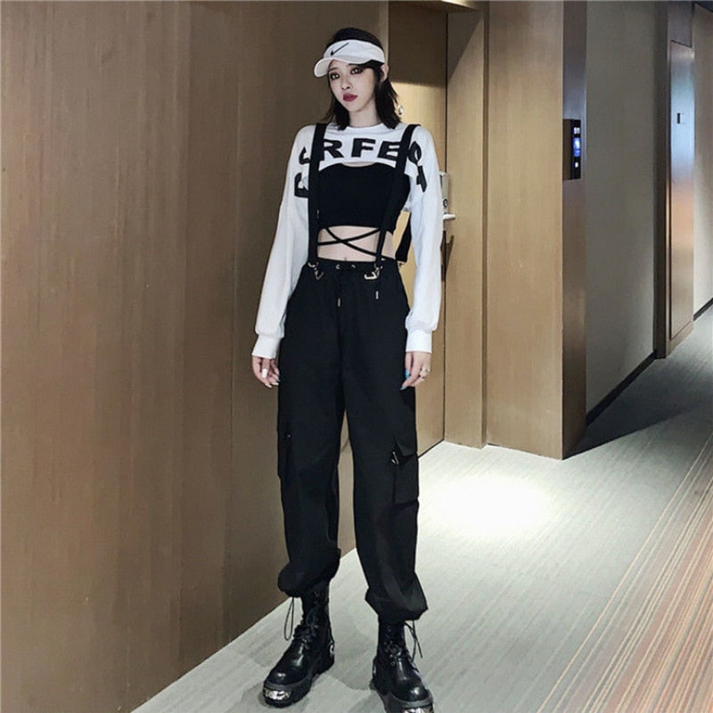 Korean Style Crop Top Set