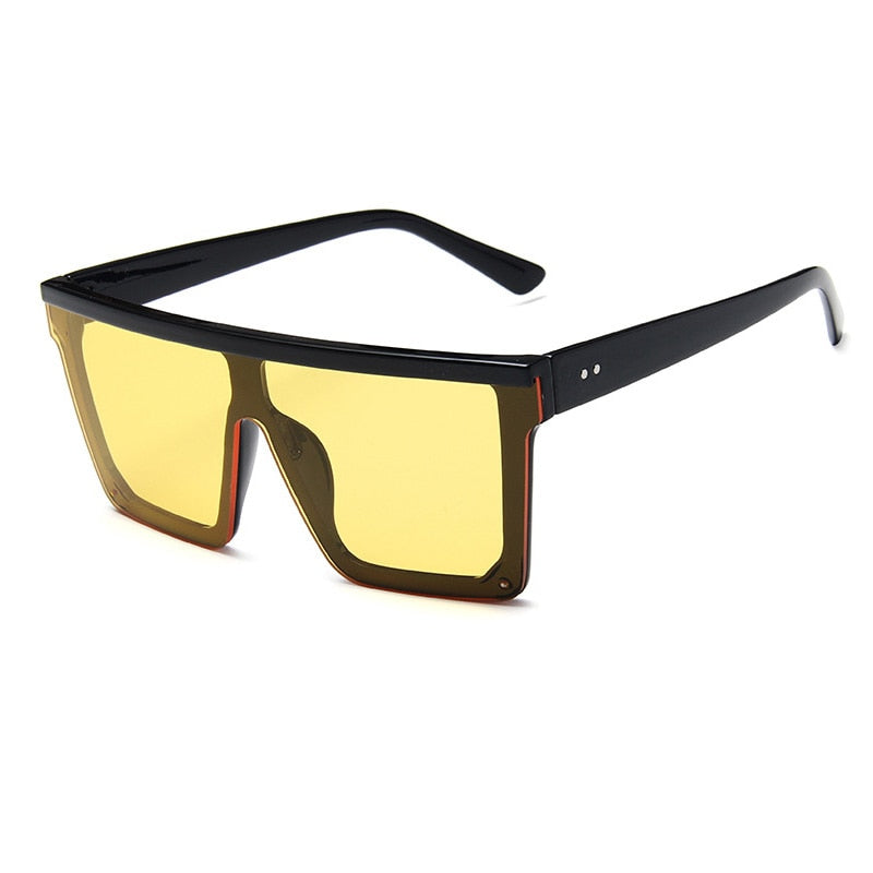 Classic Square Mirror Coated Sunglasses