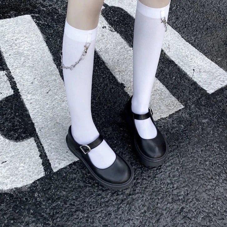 Punk Thorn Chain Socks