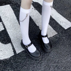 Punk Thorn Chain Socks