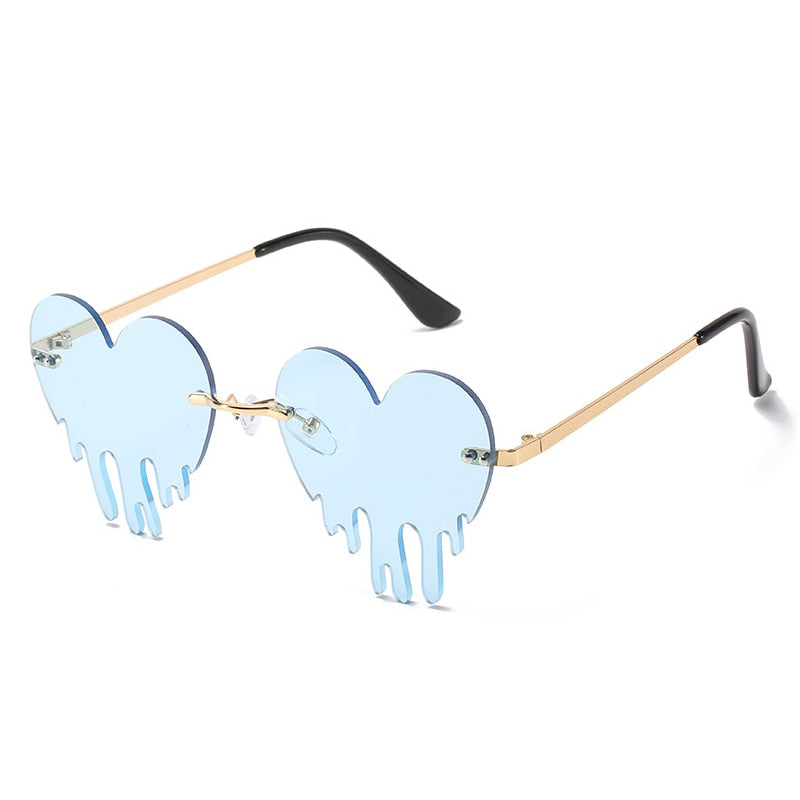 Heart Tear-Shaped Sunglasses
