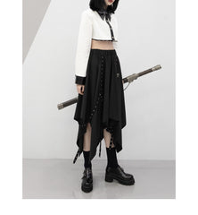 Irregular Gothic Weave Skirt