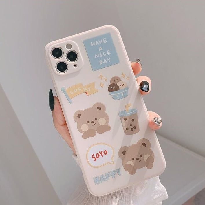 Milk Bear iPhone Case