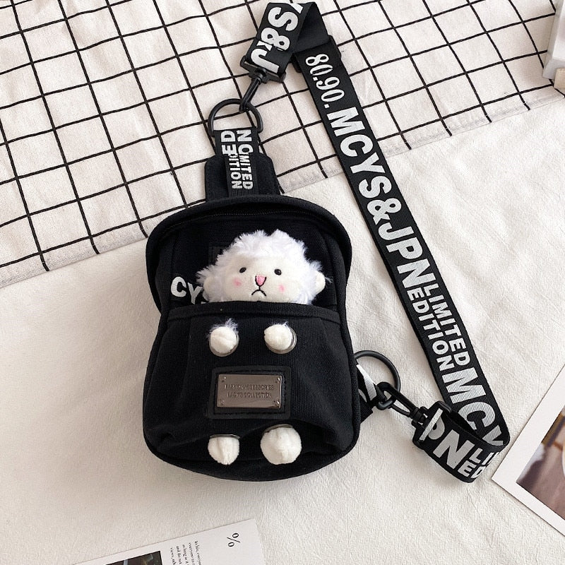 Kawaii Plush Toy Crossbody Bag