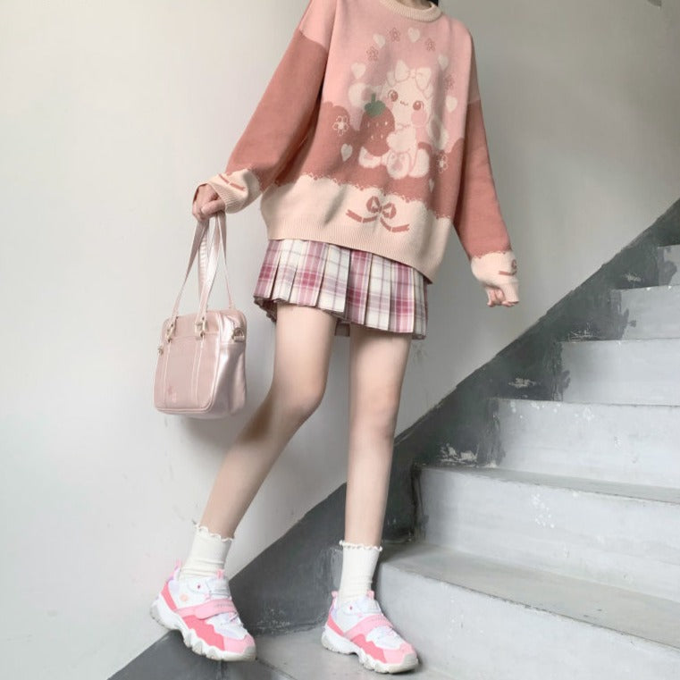 Japanese Kawaii Strawberry Sweater