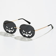 Rimless Pumpkin Sunglasses