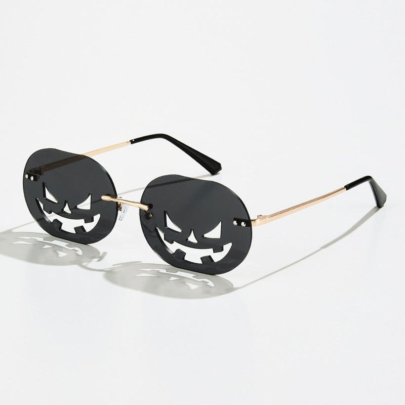 Rimless Pumpkin Sunglasses