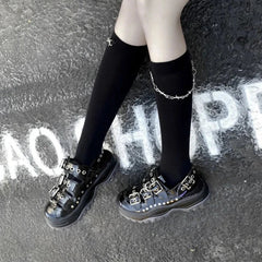 Punk Thorn Chain Socks