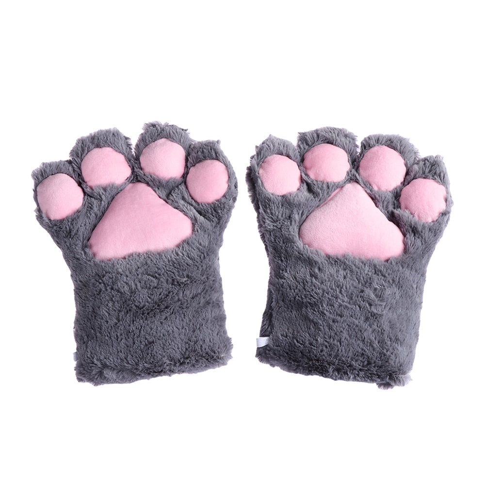 Soft Kitten Paw Warm Gloves