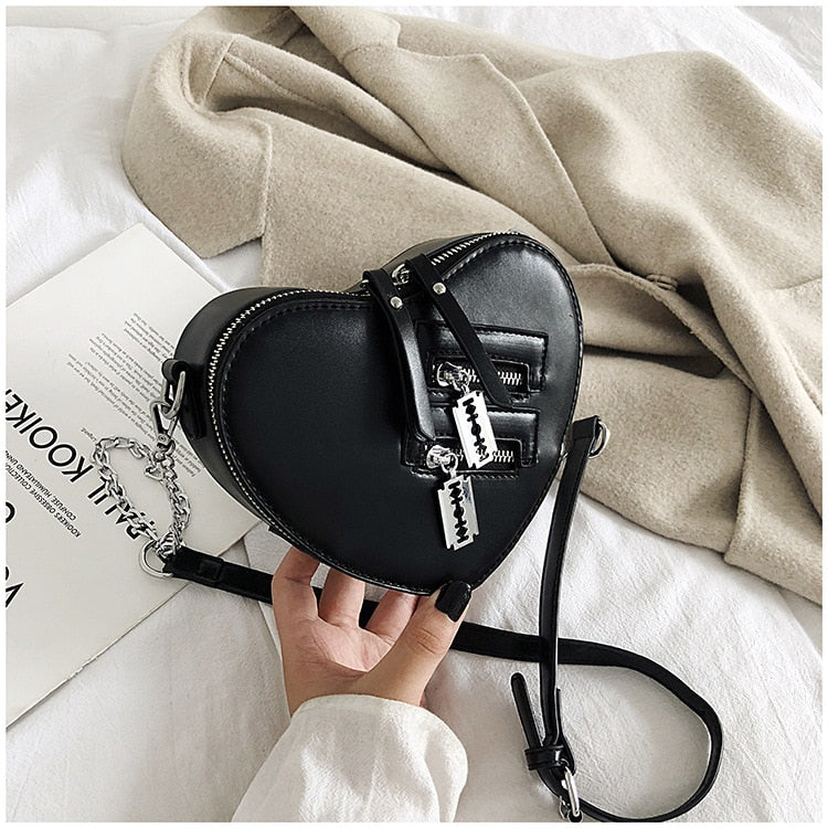 Heart Shape Crossbody Bag