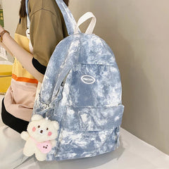 Pastel Dyed School Backpack