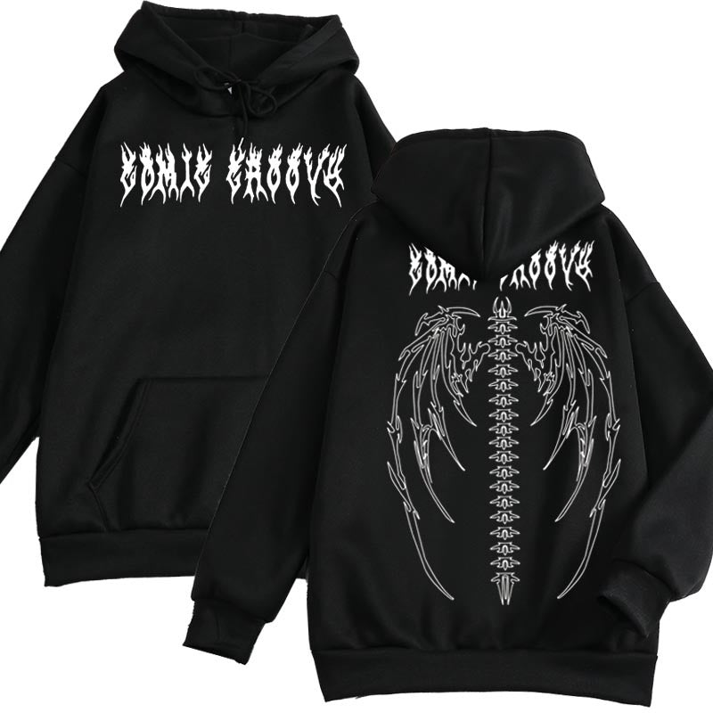 Gothic Oversized Hoodie