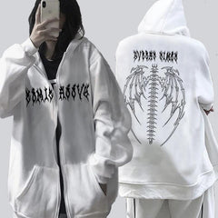 Gothic Oversized Hoodie