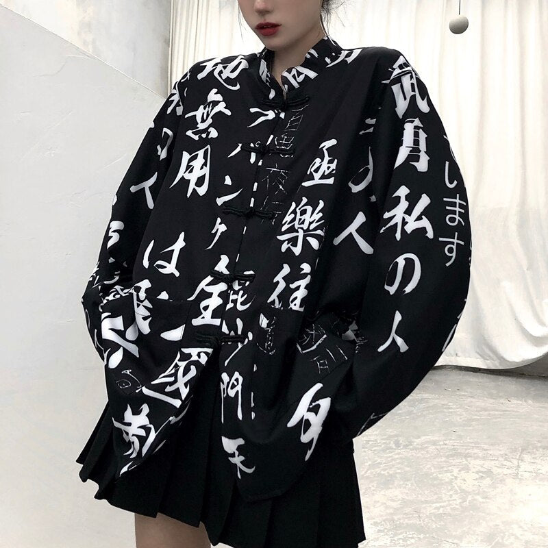 Japanese Oversized Blouse