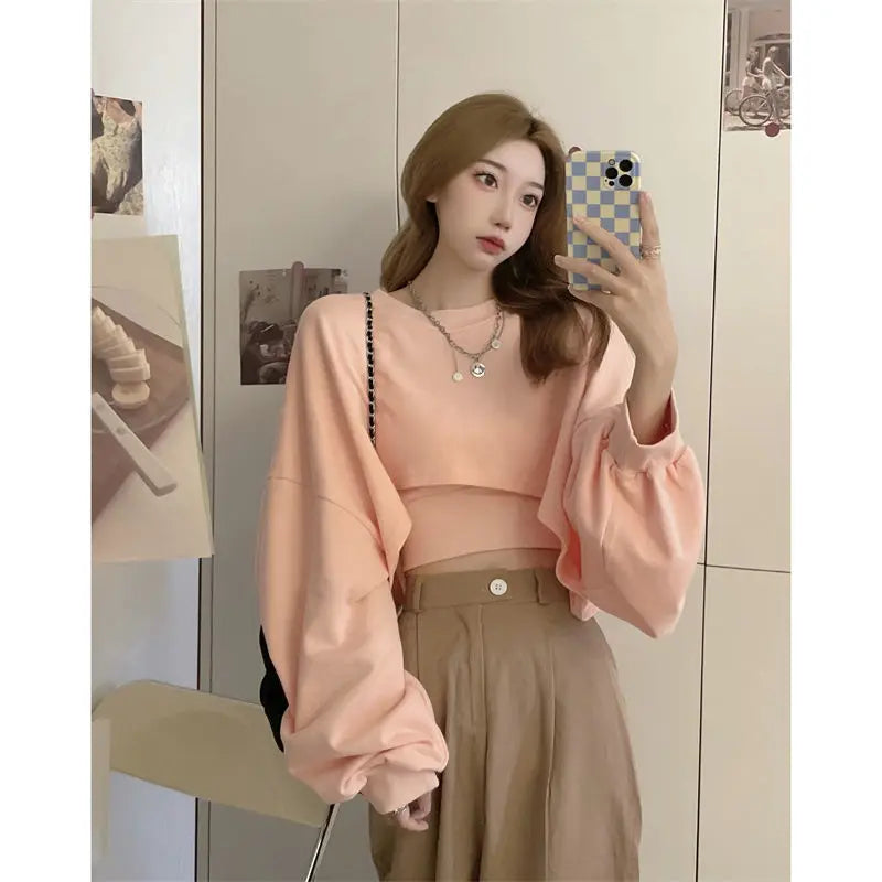 Two Piece Bat Sleeve Hoodies