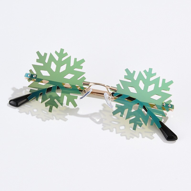 Snowflake Rimless Glasses