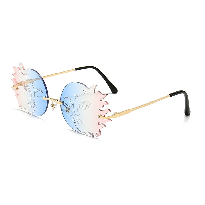 Polygonal Smiley Sunglasses
