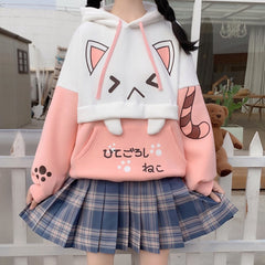 Harajuku Cat Ear Kawaii Hoodie
