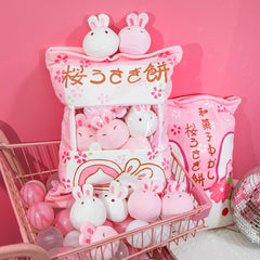 8 pcs Japanese Set Plush Rabbits