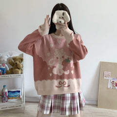 Japanese Kawaii Strawberry Sweater