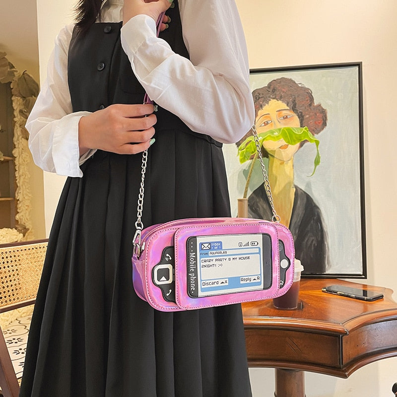 Mobile Phone Shape Shoulder Bag