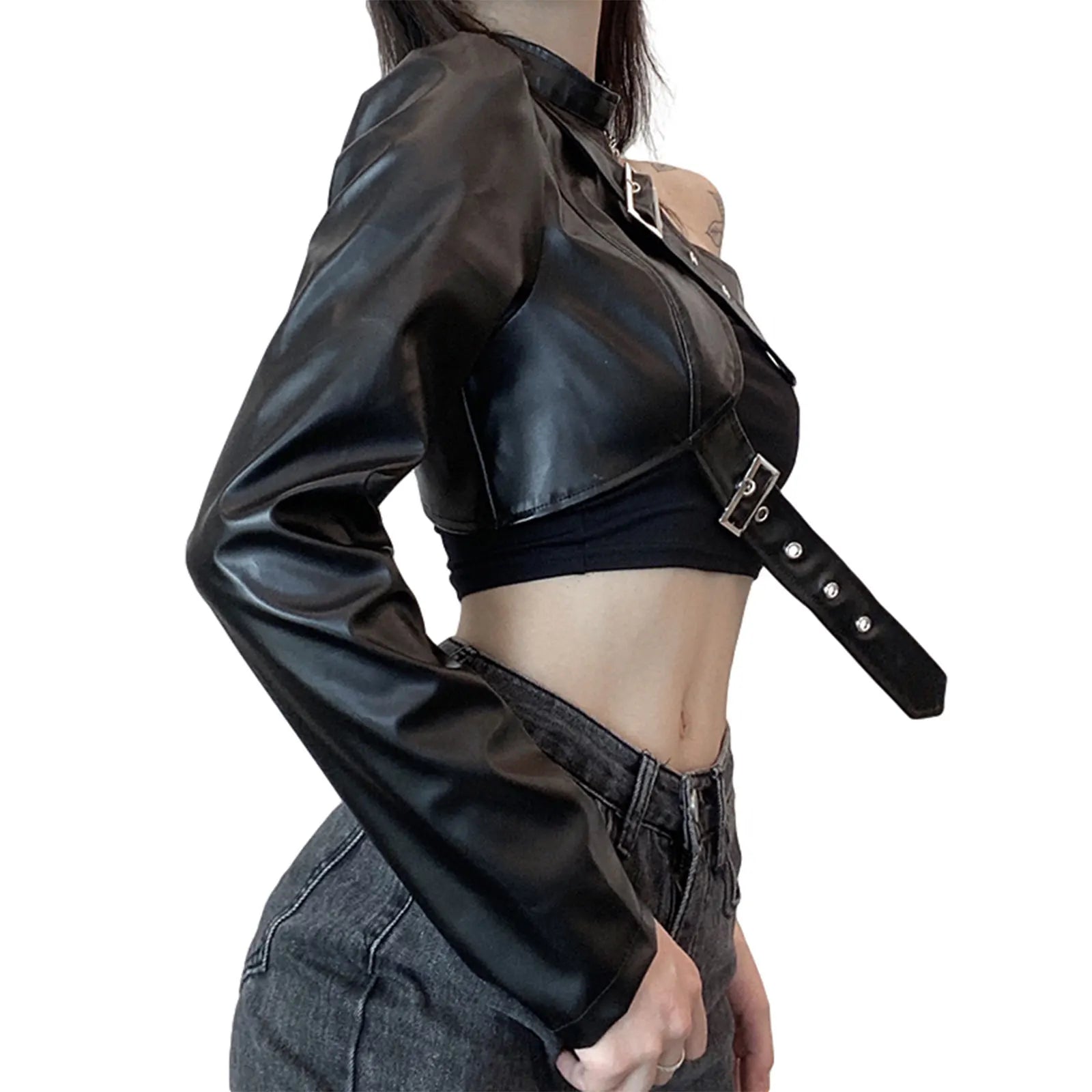Punk One Shoulder Top