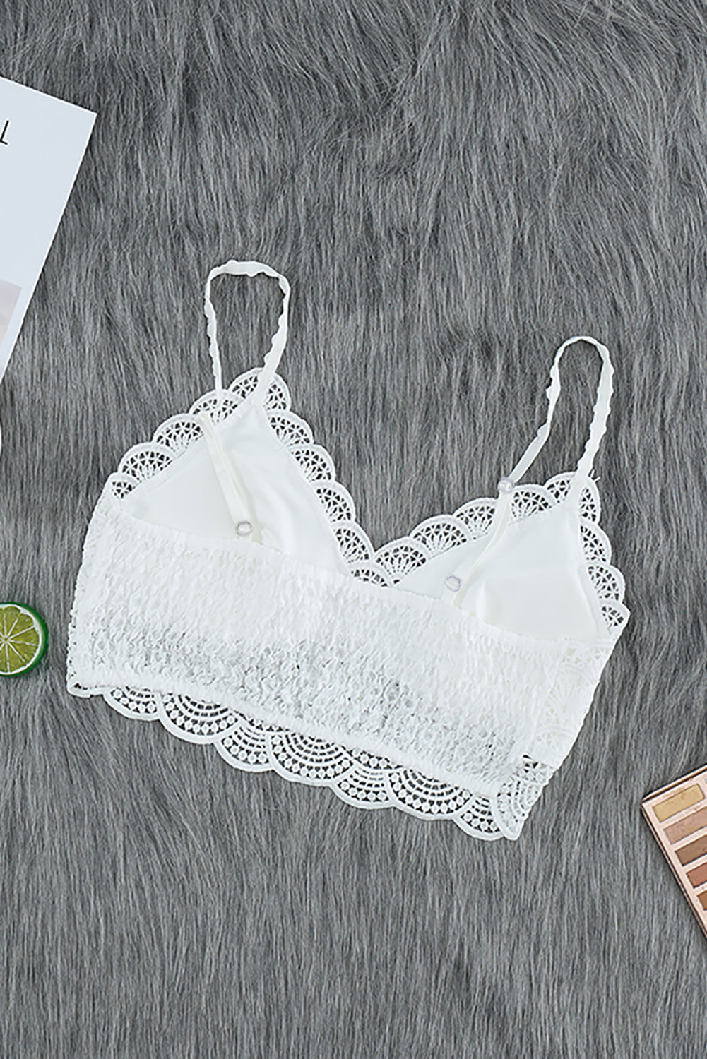 Sunrise to Sunset White Crochet Lace Bra
