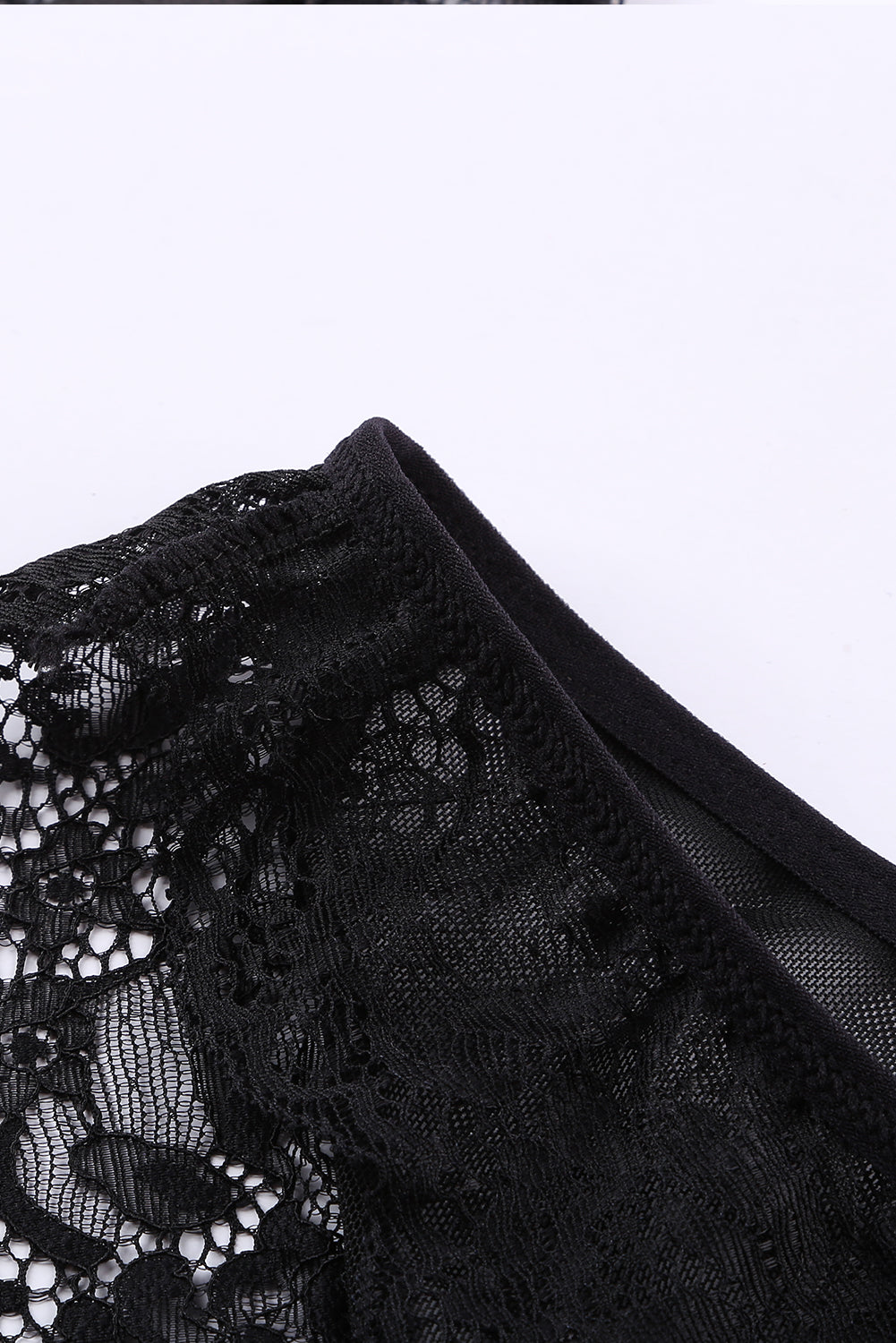 Black Lace Signature Balcony Bra&Thong