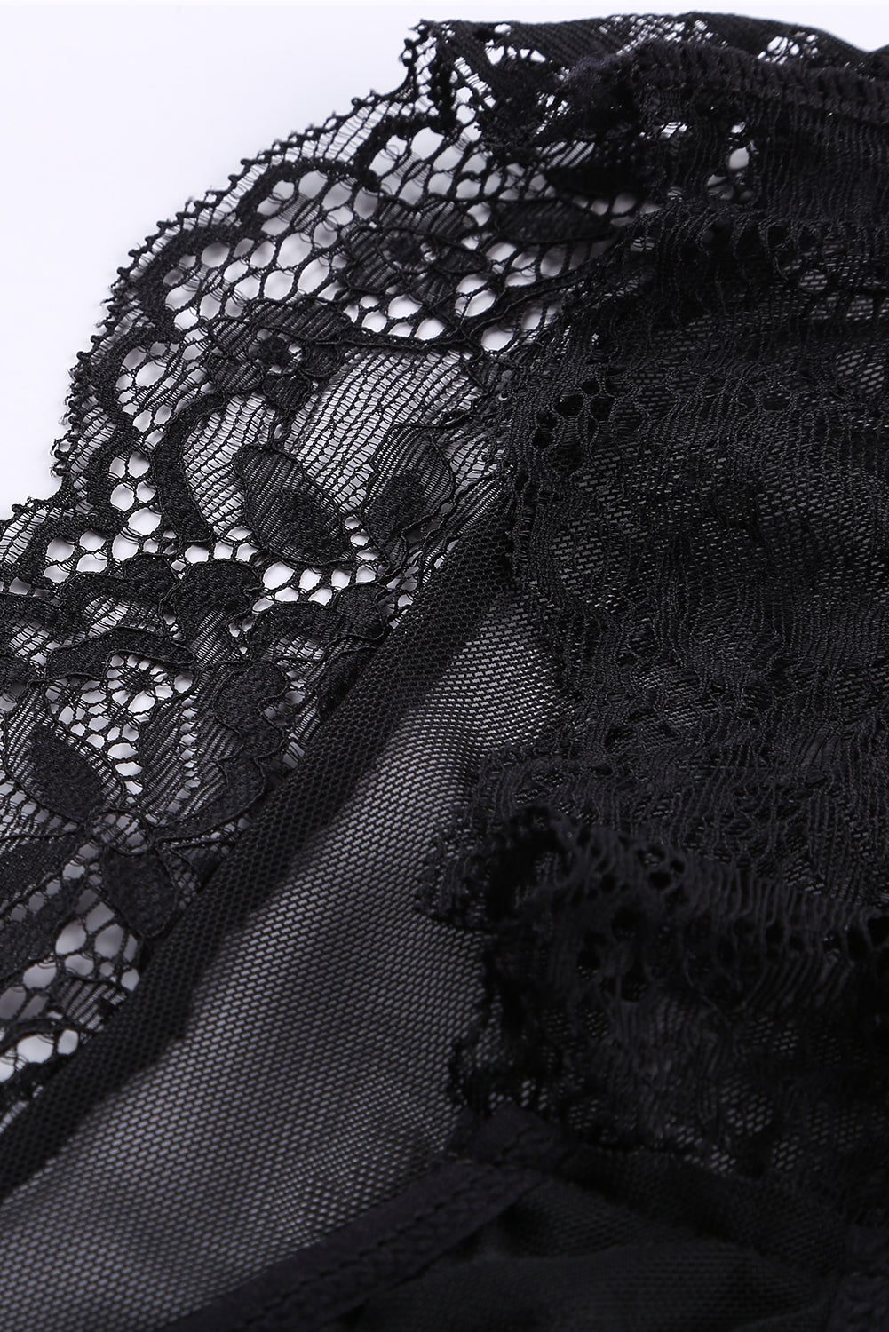 Black Lace Signature Balcony Bra&Thong