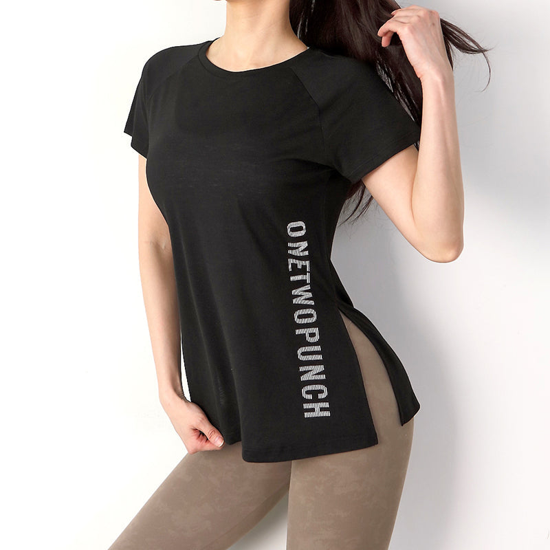 Loose Fit O-Neck Women's Sports & Yoga T-shirt