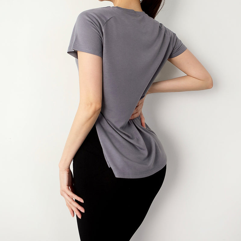 Loose Fit O-Neck Women's Sports & Yoga T-shirt