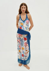 Women's 1 Piece Swimsuit + Vintage Printed Swimsuit - Green