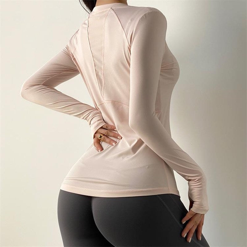 Patchwork Quick Dry Women' Yoga & Fitness T Shirt