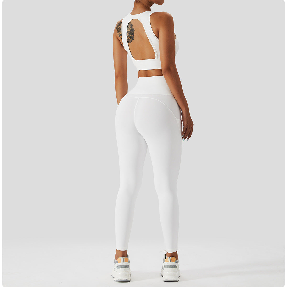 Sweetheart Neck Sports Bra & Leggings Set