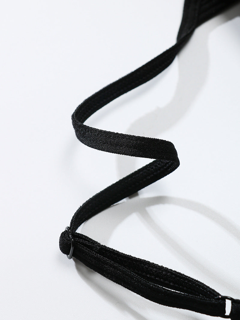 Ladies' Solid Color Hollow Out Bra