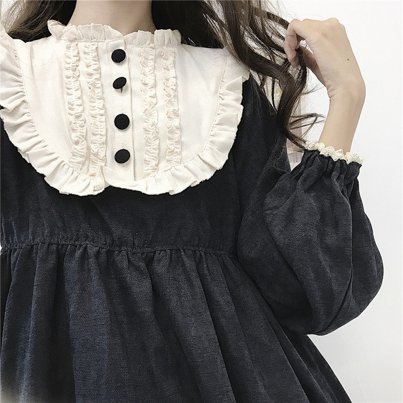 Vintage Style Black Dress