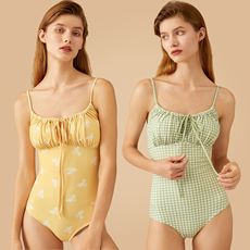 Ruffled One Piece Swimsuit