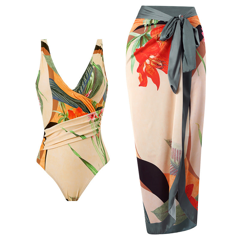 Ruffled Tummy Tuck Beach Fit Beach Dress