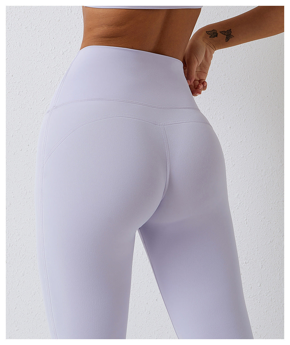 High-Waisted Crossover Yoga Pants