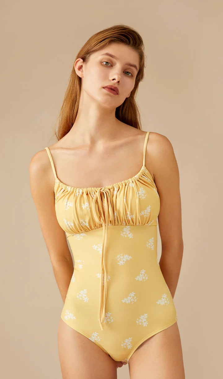 Ruffled One Piece Swimsuit